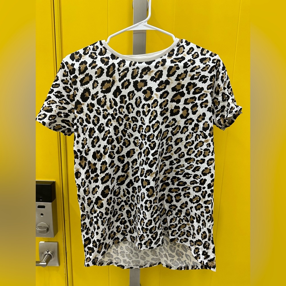 Zara Leopard medium shirt